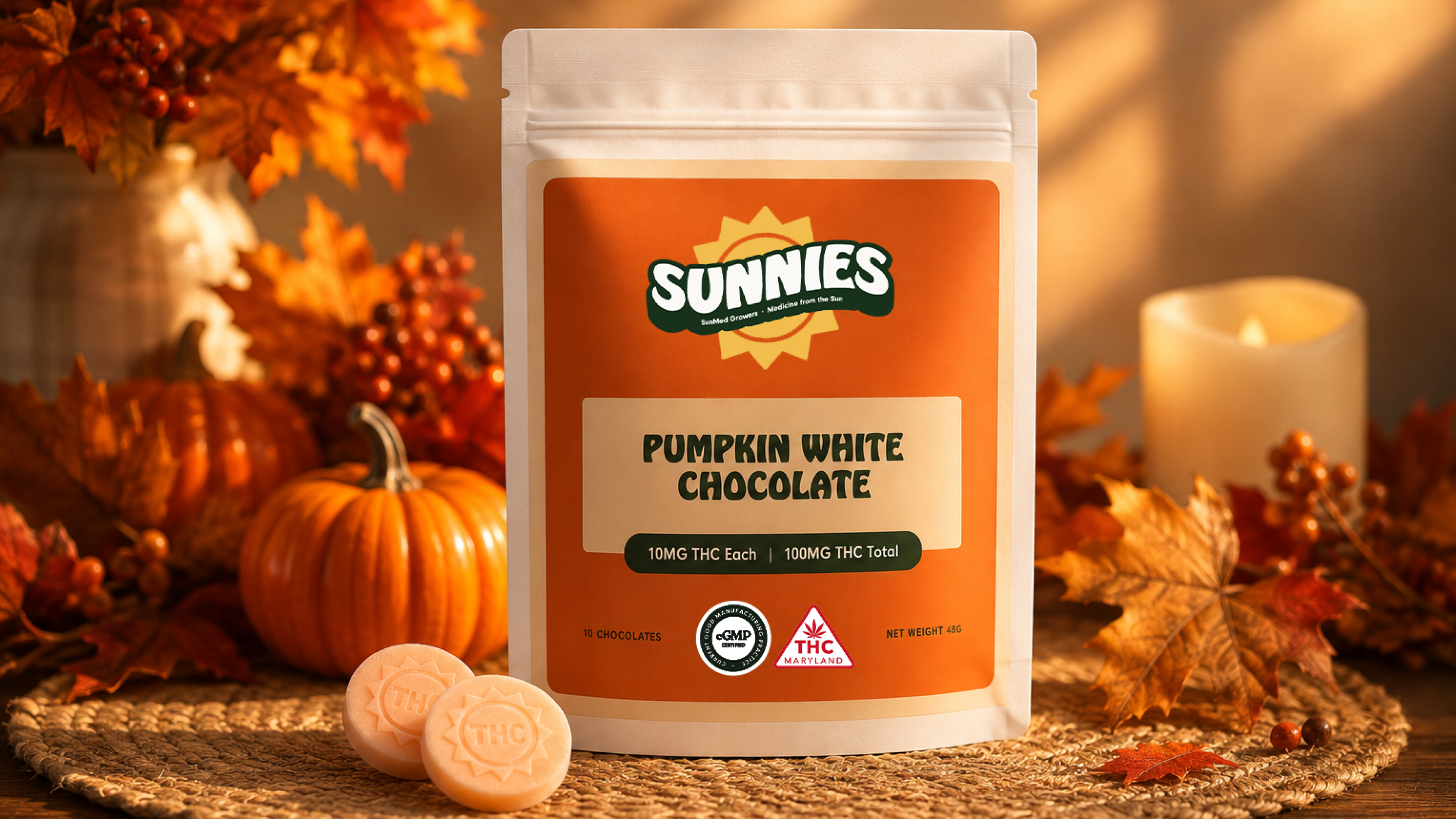 Sunnies Pumpkin Chocolates